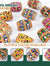Set of 25 - Dhol-Shaped Nikkah Pouches | Traditional Favor Bags for Mehndi, Mayun & South Asian Weddings